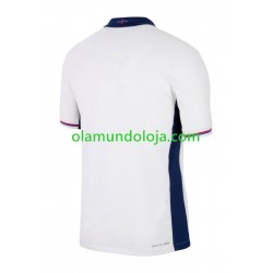 Camisola Inglaterra Homem Equipamento Primeiro Euro 2024 Manga Curta